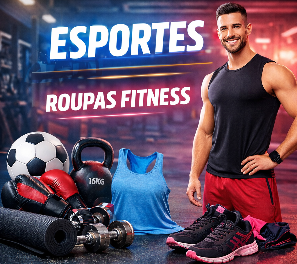 Esportes Suplementos e Roupas Fitness